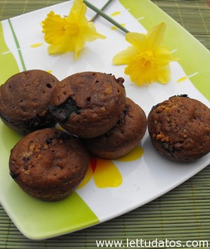 Rebarbars-csokis muffin