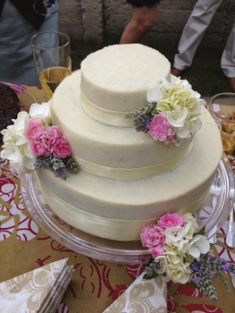 Eskvi torta "nyers" /Raw  wedding cake