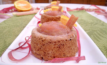 Rebarbara-narancs lekvros dis muffin (glutnmentes, laktzmentes, tojsmentes, vegn)